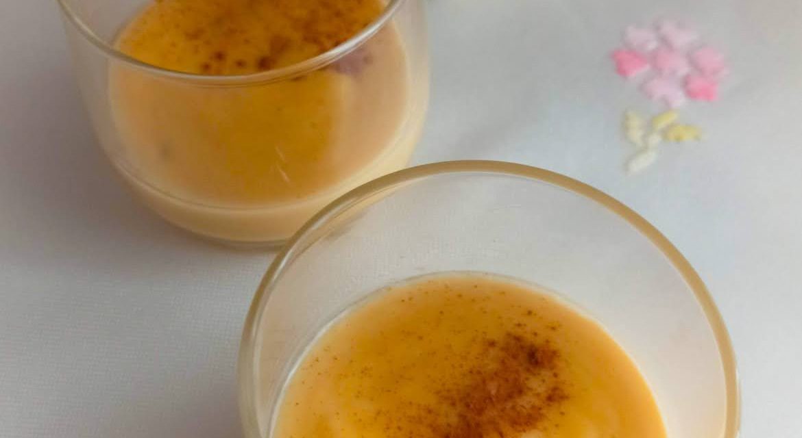 Natillas de turrón de Jijona sin gluten