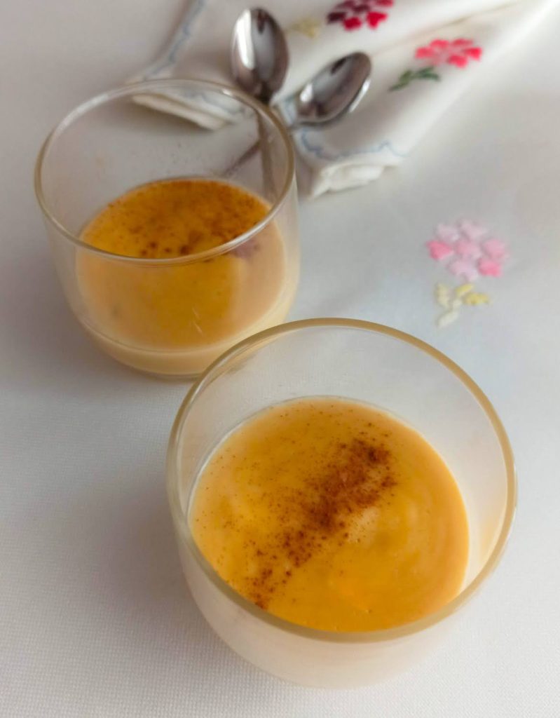 Natillas de turrón de Jijona sin gluten