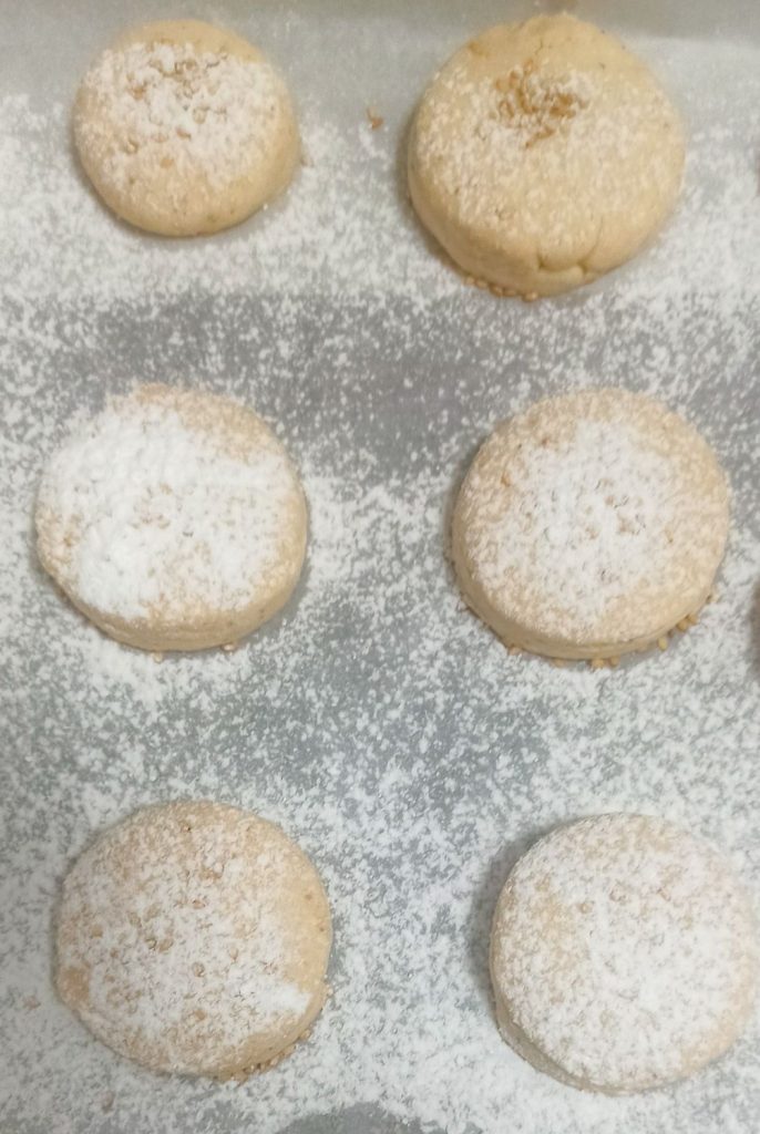 Polvorones caseros de almendra sin gluten 